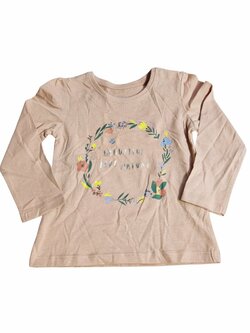 Triko dl. rukáv světlé s obrázkem pro holky outlet Triko dl. rukáv světlé s obrázkem pro holky outlet