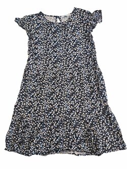 Květinové šaty s krátkým rukávem secondhand