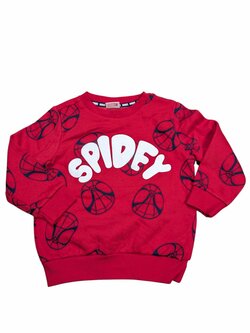 Červená mikina pro kluky se Spidermanem secondhand Červená mikina pro kluky se Spidermanem secondhand