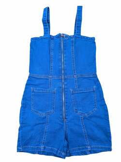 Džínový krátký overal pro holky secondhand