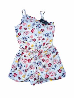 Bílý overal pro holky s květinami outlet Bílý overal pro holky s květinami outlet