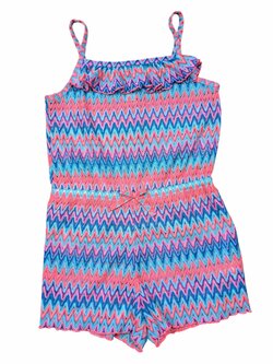 Barevný krátký overal na plavky pro holky secondhand