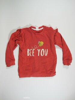 MIkina červená pro holky secondhand