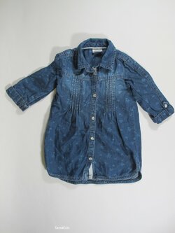 Modrá džíová košile pro holky secondhand Modrá džíová košile pro holky secondhand
