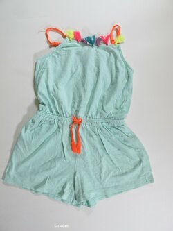Letní overal pro holky zelenkavý secondhand Letní overal pro holky zelenkavý secondhand
