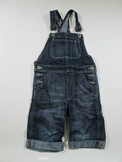 Džínové bermudy s laclem modré secondhand Džínové bermudy s laclem modré secondhand