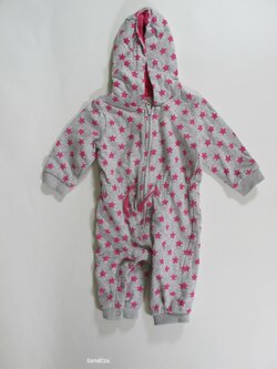 Teplákový overal šedo růžový secondhnad Teplákový overal šedo růžový secondhnad