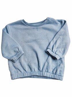 Světle modrá mikina pro kluky secondhand Primark