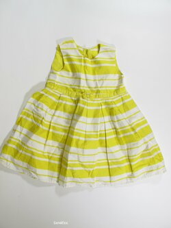 Šaty pro holky žluto bílé secondhand Šaty pro holky žluto bílé secondhand