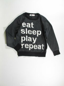 Šedý  svetr pro kluky secondhand