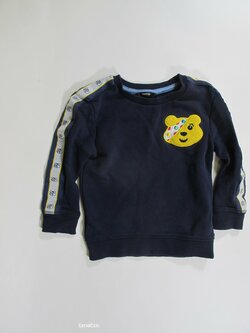 Modrá  mikina pro kluky secondhand