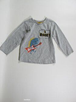 Triko dl.rukáv pro kluky šedé secondhnad Triko dl.rukáv pro kluky šedé secondhnad