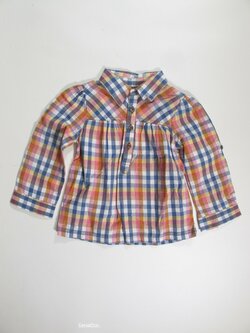 Halenka pro holky dl rukáv  kostkovaná secondhand