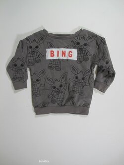 Šedá obrázková  mikina pro kluky  secondhand