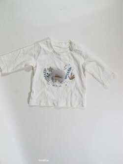 Triko dl.rukáv pro kluky bílé secondhand