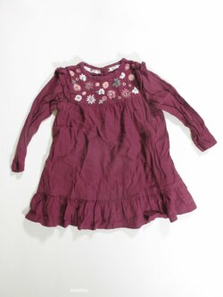 Šaty dl rukáv vínové secndhand Šaty dl rukáv vínové secndhand