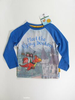 Triko dl.rukáv pro kluky modré outlet Triko dl.rukáv pro kluky modré outlet