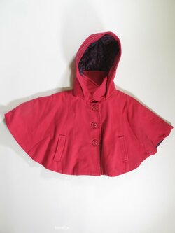 Růžové pončo pro holky podzimní secondhand Růžové pončo pro holky podzimní secondhand