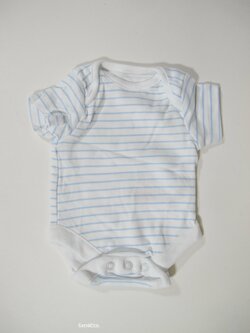 Bílo modré  body pro kluky secondhand