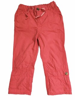 Červené kalhoty pro kluky na knoflík secondhand John Lewis