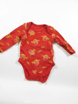 Body dl rukáv pro holky červené secondhand Body dl rukáv pro holky červené secondhand
