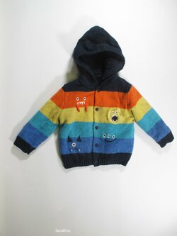 Svetr pro kluky s pruhem barevný secondhand Svetr pro kluky s pruhem barevný secondhand