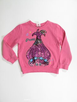 Mikina pro holky šedo růžová secondhand Mikina pro holky šedo růžová secondhand