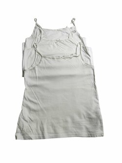 Set 3 bílých tílek pro holky outlet Primark