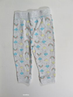 Šedé slabší tepláčky pro děti secondhand