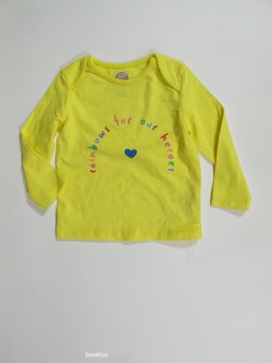 Triko dl.rukáv pro holky žluté secondhand Triko dl.rukáv pro holky žluté secondhand