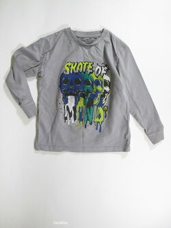 Triko dl.rukáv pro kluky  šedé secondhand