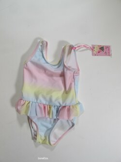 Plavky v celku pro holky barevné outlet 