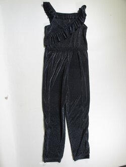 Letní overal pro holky modro stříbrný secondhnad