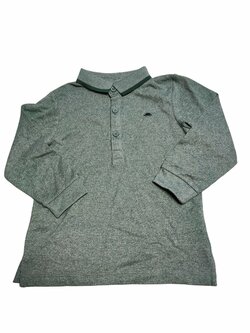 Tmavě zelená polokošile s dlouhým rukávem pro kluky Matalan