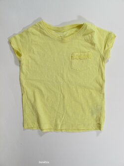 Dívčí triko žluté secondhand