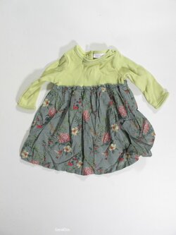 Šaty pro holky dl rukáv zelenkavé secondhand Šaty pro holky dl rukáv zelenkavé secondhand