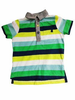 Barevně pruhovaná polokošile pro kluky secondhand TU