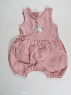 Letní overal růžový secondhand Letní overal růžový secondhand