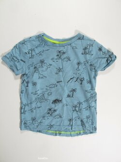 Triko zelené s obrázky pro kluky secondhand Triko zelené s obrázky pro kluky secondhand