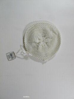 Háčkovaná baretka pro  holky outlet 