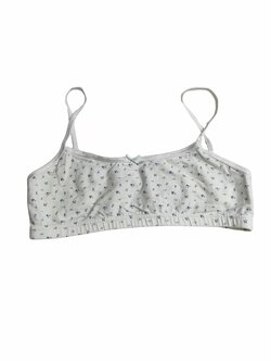 Bílá podprsenka s kytičkami pro holky secondhand Matalan Bílá podprsenka s kytičkami pro holky secondhand Matalan