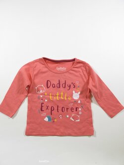 Triko dl.rukáv pro holky růžové secondhnad Triko dl.rukáv pro holky růžové secondhnad