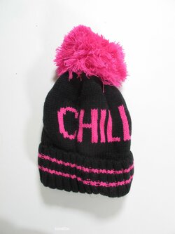 Zimní růžovo černá čepice outlet Zimní růžovo černá čepice outlet