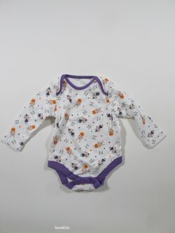 Body dl rukáv  s obrátky na halloween  secondhand