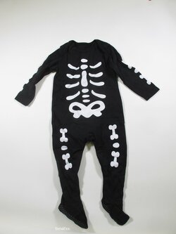 Dupačky pro kluky  kostlivec secondhand