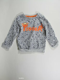 Slabší mikina pro kluky  s nápisy secondhand