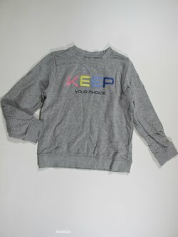 Šedá mikina pro holky secondhand