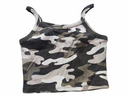 Crop tílko pro holky maskáčov secondhand