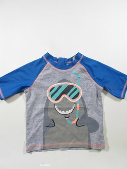 Plavkové triko pro kluky modré secondhand