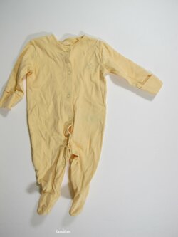 Mráčkové dupačky pro kluky žluté secondhand Mráčkové dupačky pro kluky žluté secondhand